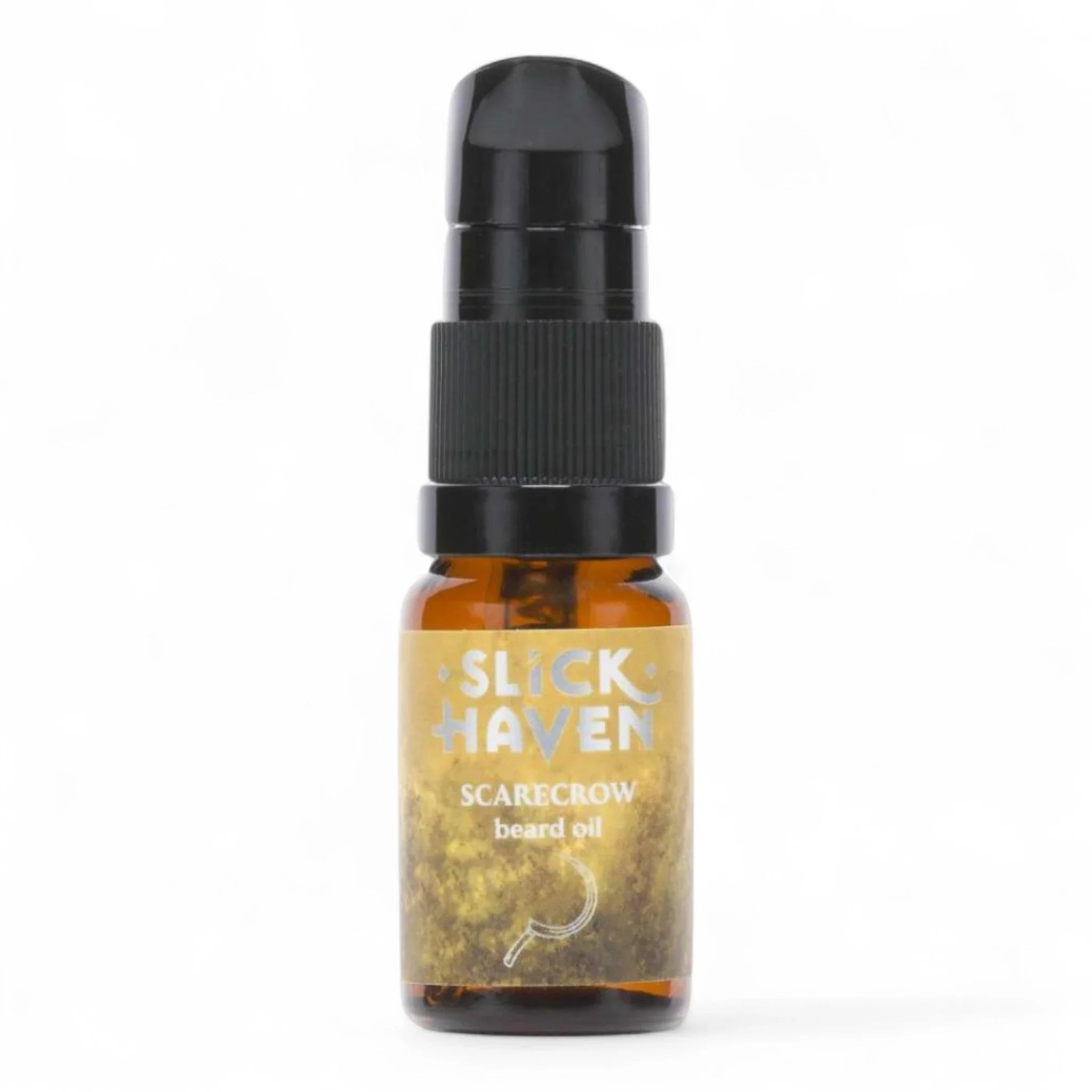 Produktbild von Slickhaven Bartöl Scarecrow 10ml auf weißem Hintergrund
