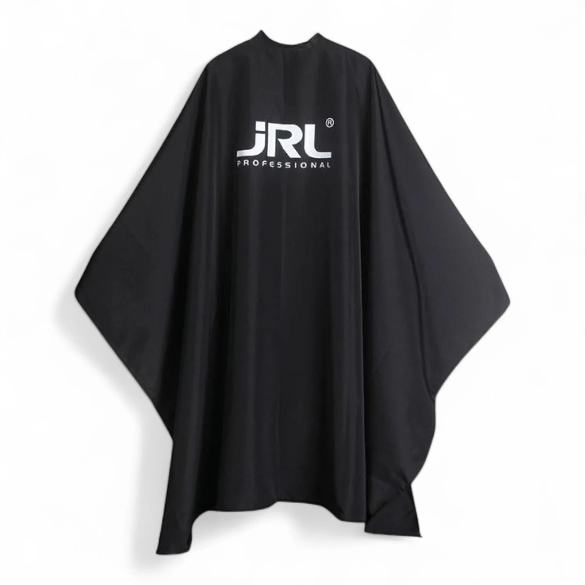 Produktbild von JRL Professional Friseurumhang Schwarz auf weißem Hintergrund
