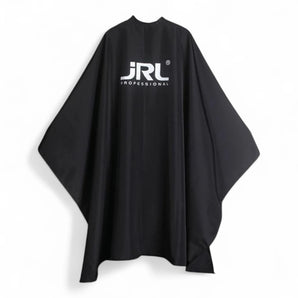 Produktbild von JRL Professional Friseurumhang Schwarz auf weißem Hintergrund