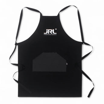 Produktbild von JRL Professional Barbierschürze Schwarz auf weißem Hintergrund