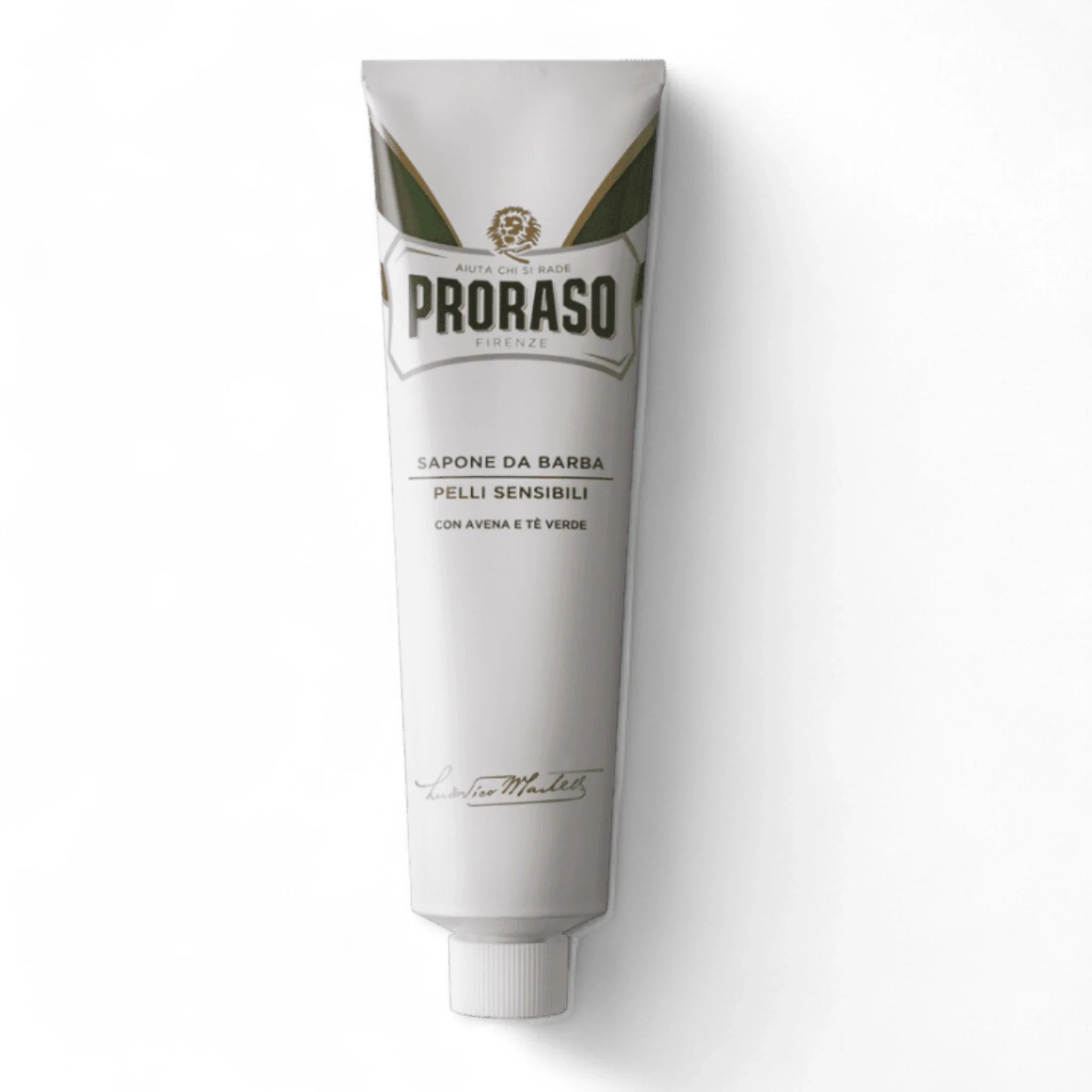 Produktbild von Proraso Rasiercreme Sensitive 150ml auf weißem Hintergrund