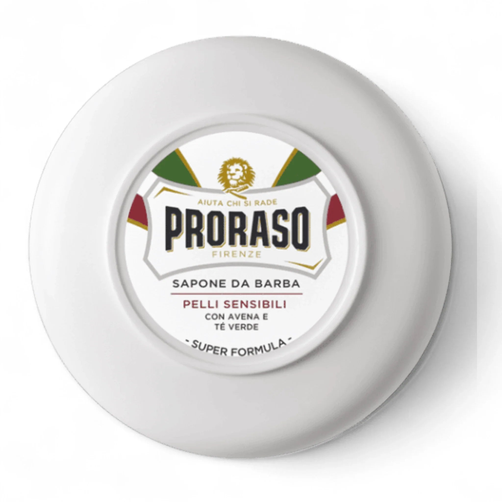 Produktbild von Proraso Rasierseife im Tiegel Sensitive 150ml auf weißem Hintergrund