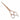 Produktbild von Kiepe Friseurschere luxury copper 5,5″ auf weißem Hintergrund