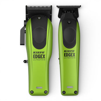 Kiepe Edgex Ultrathin Grün Hair Clipper & Trimmer Set – Produktbild