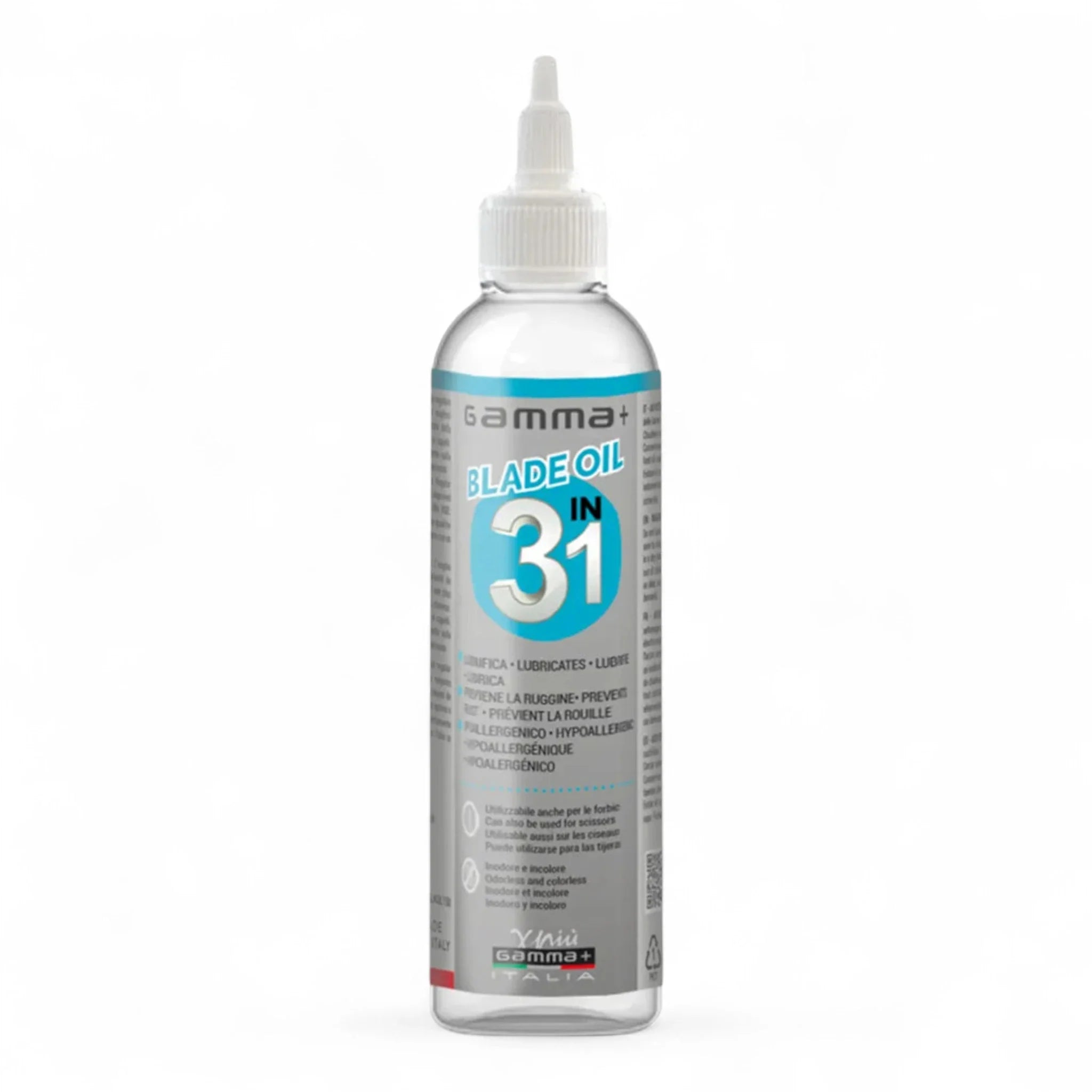 Produktbild von Gamma+ Blade Oil 3in1 150 ml Schmieröl auf weißem Hintergrund