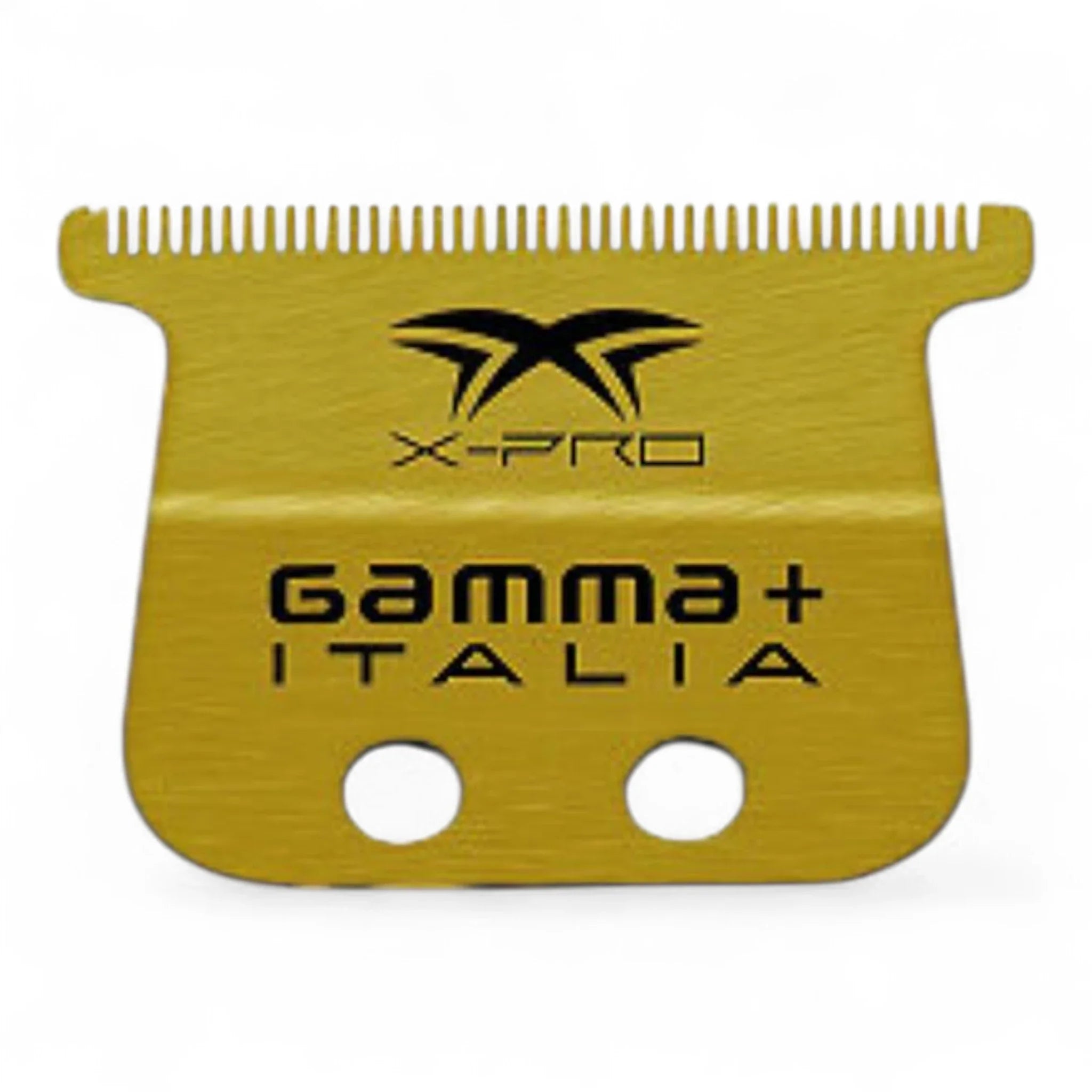 Produktbild von Gamma+ Fixed Blade Wide Gold X-PRO Passend für alle Gamma+ Trimmer Modelle auf weißem Hintergrund