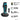 Gamma+ Shorty Professioneller kompakter Haarschneider mit EON-Digitalmotor in Ladestation mit Ladekabel, blau-schwarzes Desig