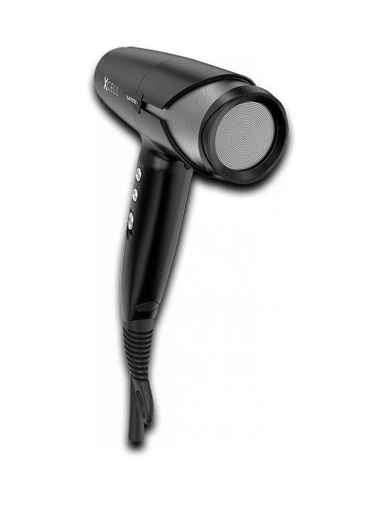 GAMMA+ XCELL NYLON CHARCOAL Ein unschlagbarer Haartrockner. Neue antibakterielle Version.