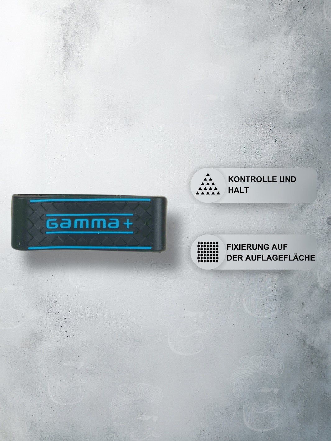 Gamma+ Rubber Grip für Trimmer Schwarz/Blau