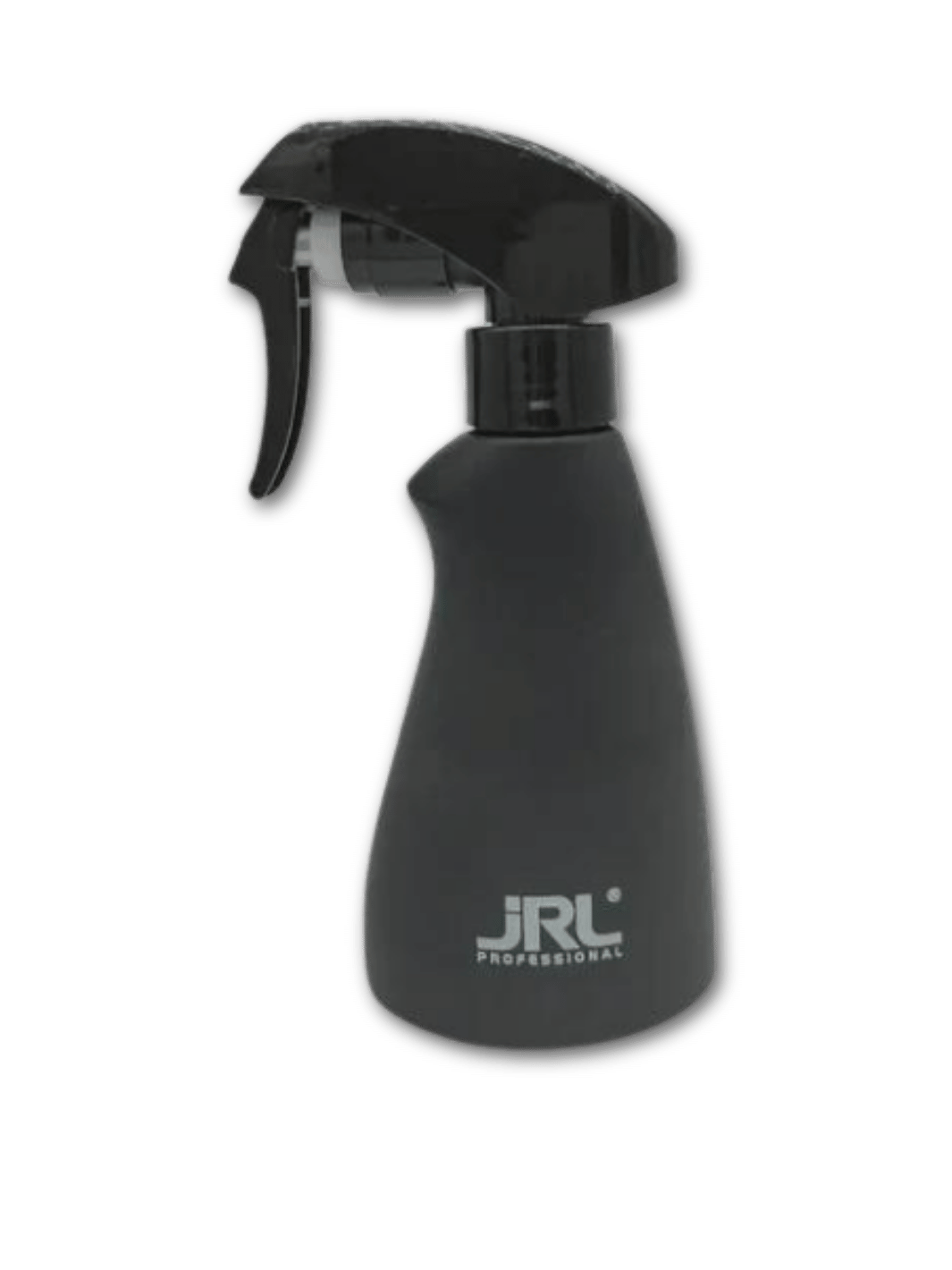 JRL Sprühflasche Schwarz 150ml bei Phullcutz – Ergonomische Sprühflasche mit feinem Sprühnebel, ideal für präzises Styling im Salon oder zu Hause. Langlebiges Material, modernes schwarzes Design und 150ml Fassungsvermögen.