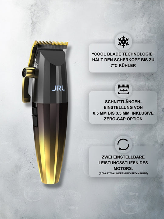JRL Professional Fresh Fade 2020 Clipper Gold