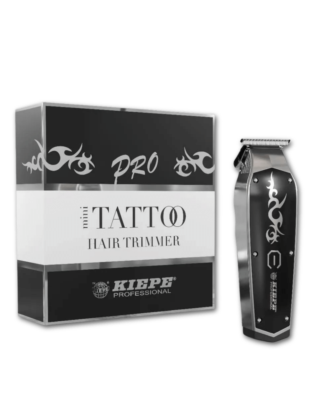 Kiepe Trimmer mini Tattoo Pro, kabelloses Design mit ornamentalen Verzierungen, verfügbar bei Phullcutz.