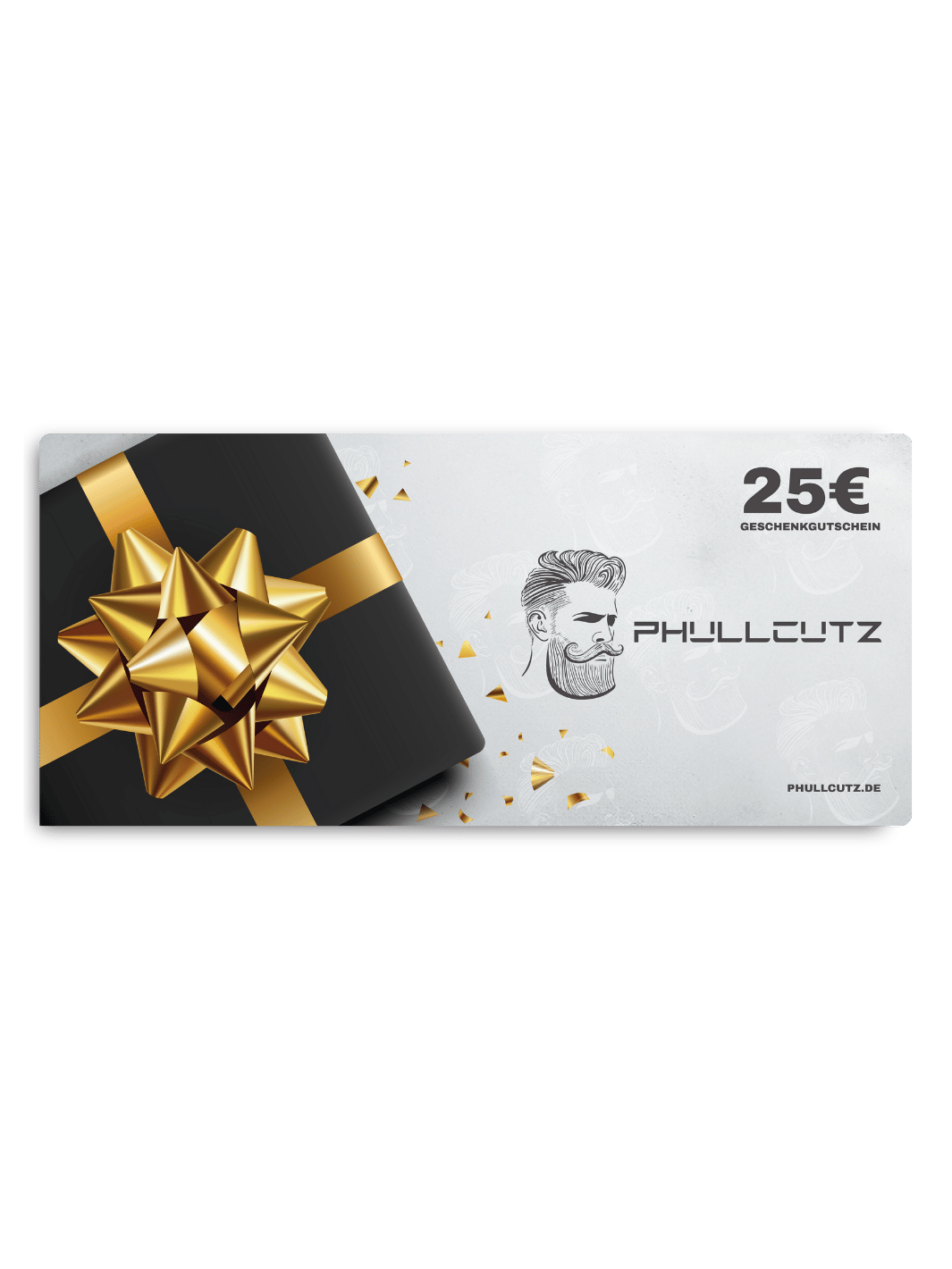 Phullcutz Geschenkgutschein für Barbershop-Dienstleistungen und Haarprodukte – die perfekte Geschenkidee für deine Liebsten. Erhältlich bei Phullcutz.