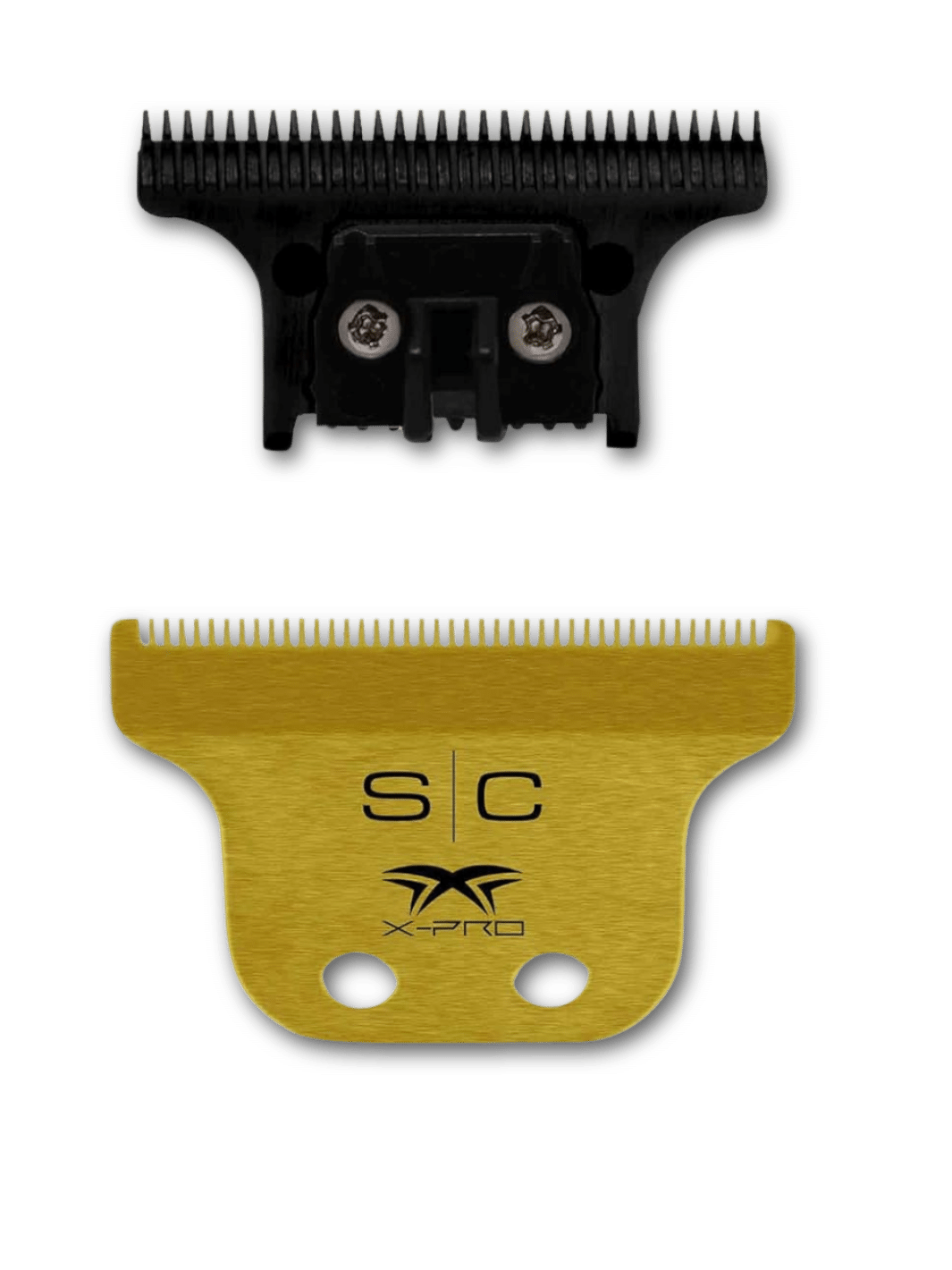 STYLECRAFT X-PRO Classic Gold und The One DLC Blade, hochwertige Gold Titanium und DLC Schneidklingen, verfügbar bei Phullcutz.