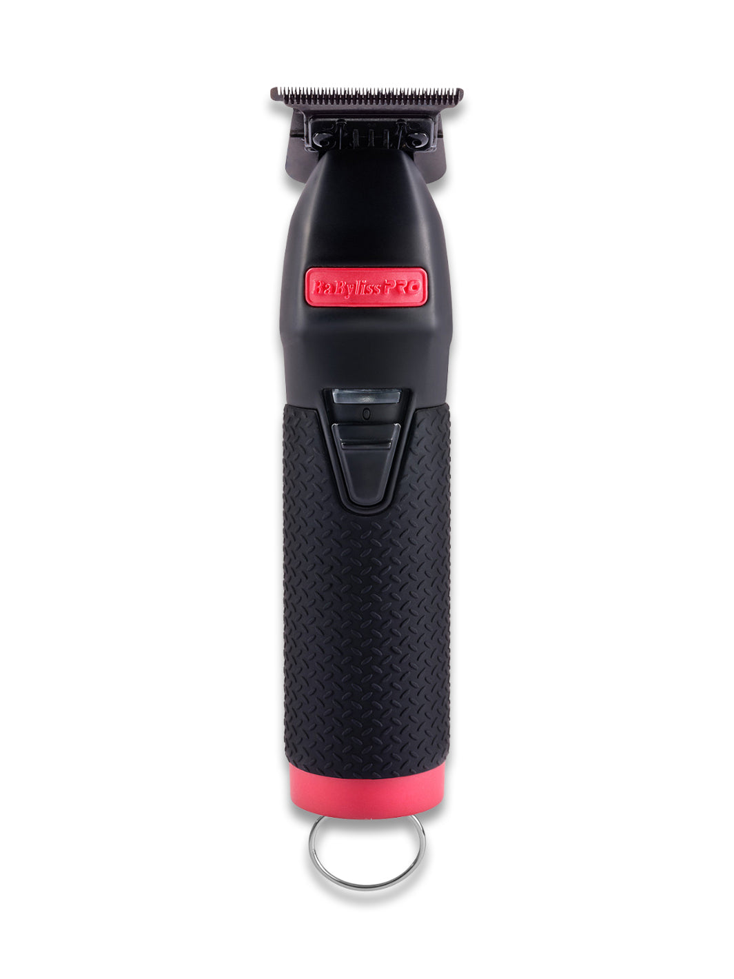 BaBylissPRO Skeleton Trimmer Boost+ Black & Red  professioneller Vollmetall-Präzisionstrimmer matt-schwarz/rot