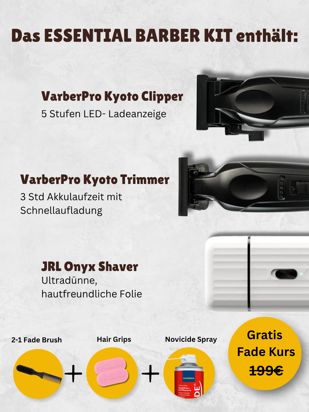 Essential Barber Kit