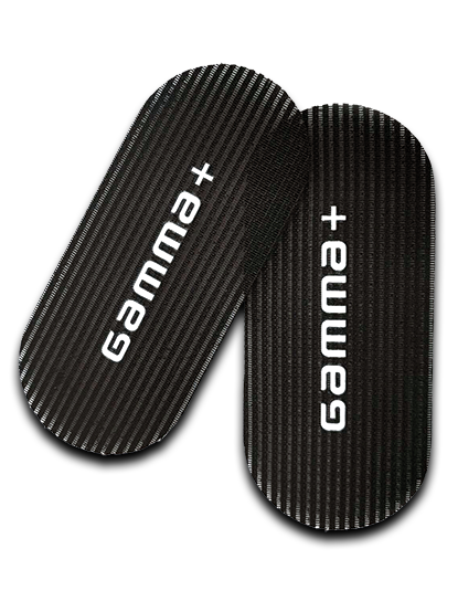 Gamma+ Klettverschluss-Haarklammer 2er-Pack Packung mit 2 Haarklammern