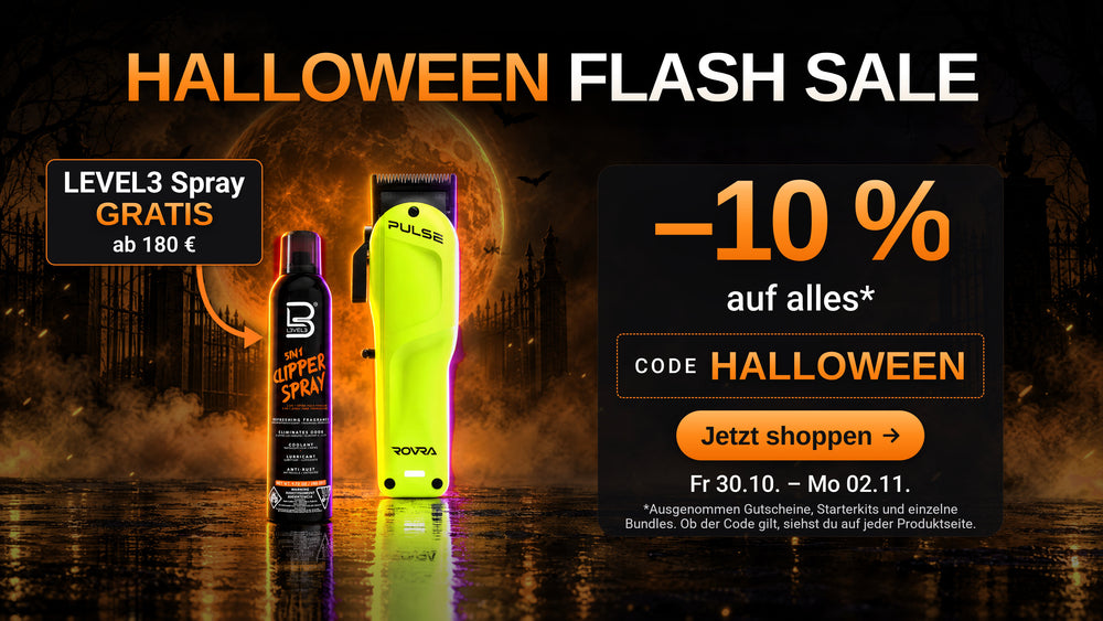 Halloween Flash Sale: –10 % auf alles* mit Code HALLOWEEN, LEVEL3 Spray gratis ab 180 €, Fr 30.10. – Mo 02.11.