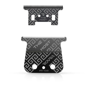 Phullcutz ROVRA Ersatzklinge aus Edelstahl für Elite Trimmer, schwarz mit grauem Muster, #RT-106B