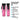 Kiepe Edgex Ultrathin Pink Haarschneider & Trimmer Set mit Ladestationen, Kammaufsätzen und Zubehör in pinker Farbe für professionelle Haarschnitte