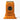 Phullcutz MRD Pro ZB-999 Vector Motor Shaver Orange auf Ladestation mit goldener Scherfolie für präzises Konturenschneiden