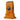 Phullcutz MRD Pro ZB-999 Vector Motor Shaver Orange auf Ladestation mit Sichtfenster für präzisen Konturenschnitt