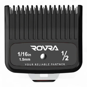 Phullcutz ROVRA Metall Kammaufsatz 1,5 mm, schwarz, Kunststoff, für Haarschneider mit 40 mm Klingenbreite