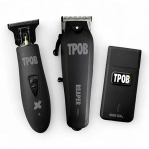 Phullcutz TPOB Blackout Bundle mit REAPER Clipper, Ghost X Trimmer und Mini Skull Shaver in mattem Schwarz