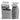 Phullcutz TPOB PLAY MINI Bundle in Grau mit Clipper, Trimmer und Shaver inklusive Chunk- und Softy-Klingen.