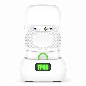 Phullcutz TPOB PRO Go! Foil Shaver Whiteout Edition in Weiß mit Ladestation und leuchtendem LED-Ring