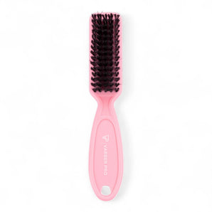 Phullcutz VarberPRO Fade Brush in Pink mit schwarzen synthetischen Borsten für präzise Barber-Übergänge